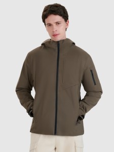 4F Kurtka przejściowa membrana 8000 męska - brązowa S