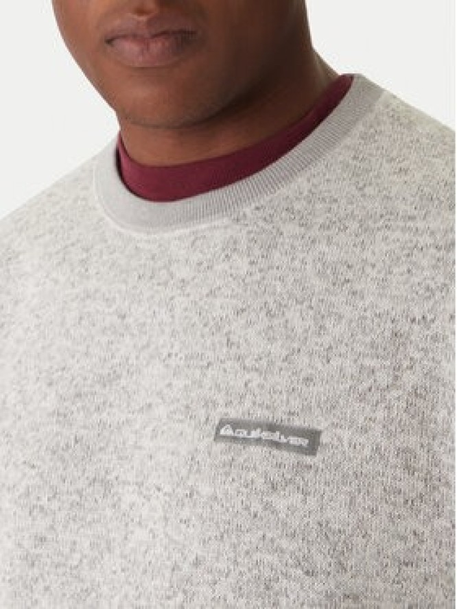 Quiksilver Sweter Keller AQYFT03341 Szary Regular Fit