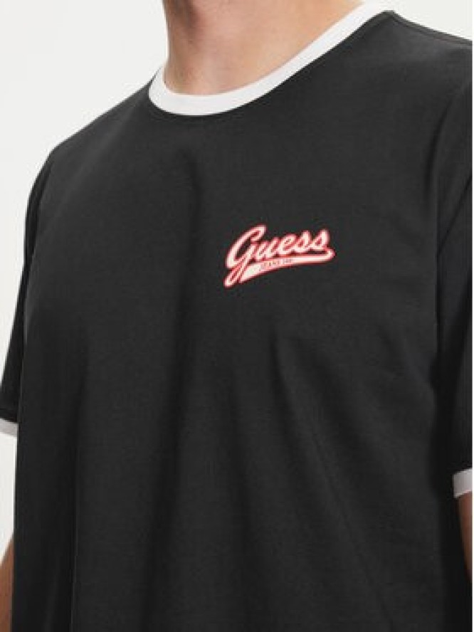 Guess Jeans T-Shirt M4YI43 K8FQ4 Czarny Regular Fit