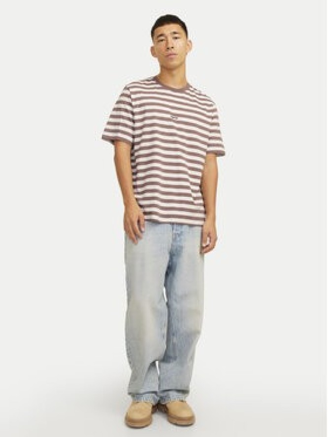 Jack & Jones T-Shirt Vesterbro 12265748 Beżowy Relaxed Fit