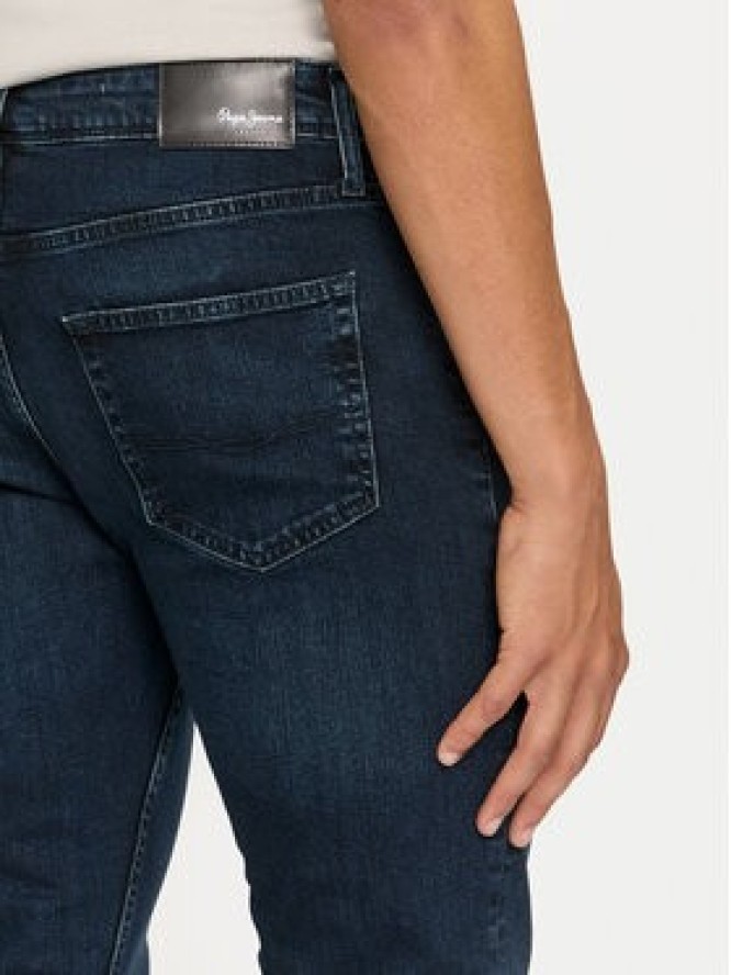 Pepe Jeans Jeansy PM207387 Granatowy Skinny Fit