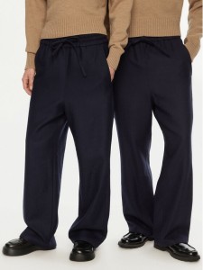 AMI Paris Spodnie dresowe UTR212.WV0018 Granatowy Regular Fit