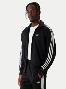 adidas Bluza Firebird KD8312 Czarny Loose Fit