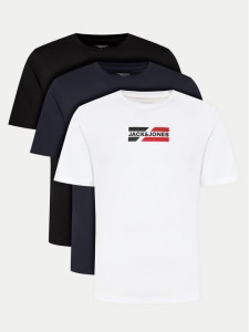 Jack & Jones Komplet t-shirtów JJecorp Graphic Tee 12277755 Kolorowy Regular Fit