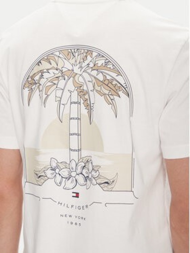 Tommy Hilfiger T-Shirt Hotel MW0MW39352 Biały Regular Fit