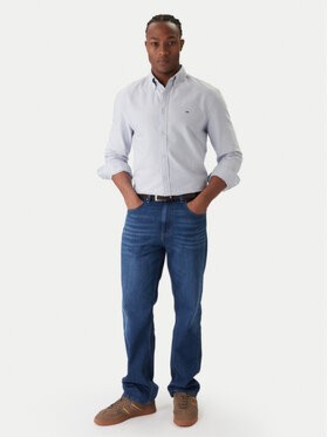 Tommy Jeans Koszula Oxford DM0DM22836 Niebieski Regular Fit