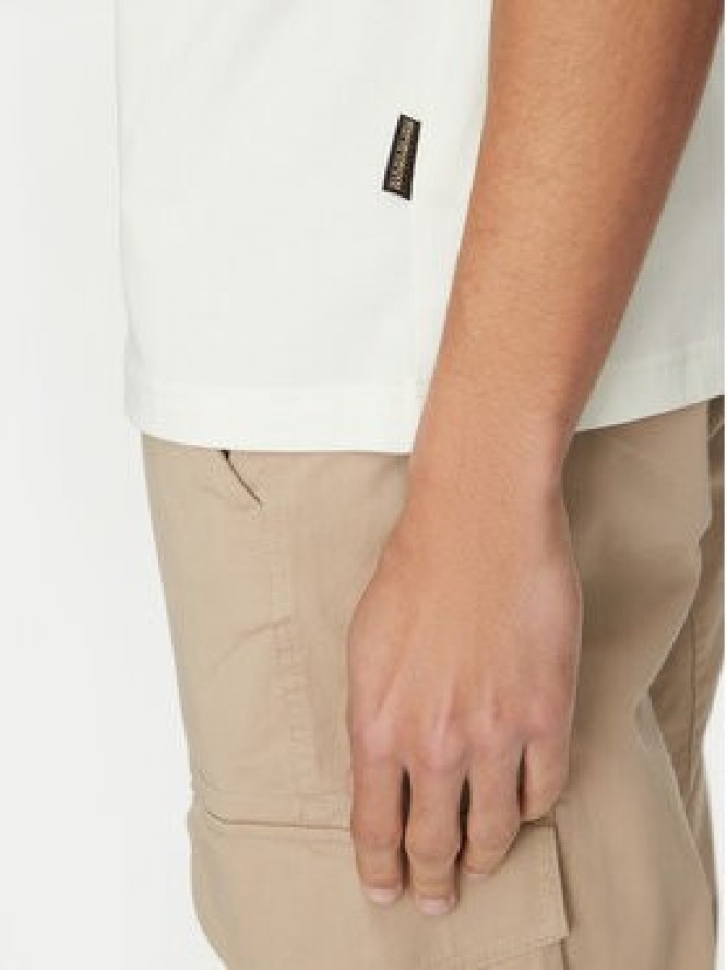 Napapijri T-Shirt S-Sovana NP0A4IE4 Biały Regular Fit