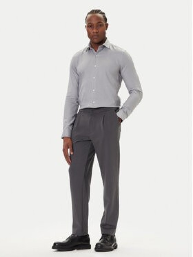 Calvin Klein Koszula LV019EU066 Szary Slim Fit