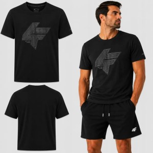KOSZULKA MĘSKA 4F T-SHIRT BAWEŁNIANY SPORTOWY NA CO DZIEŃ M2662 SS26