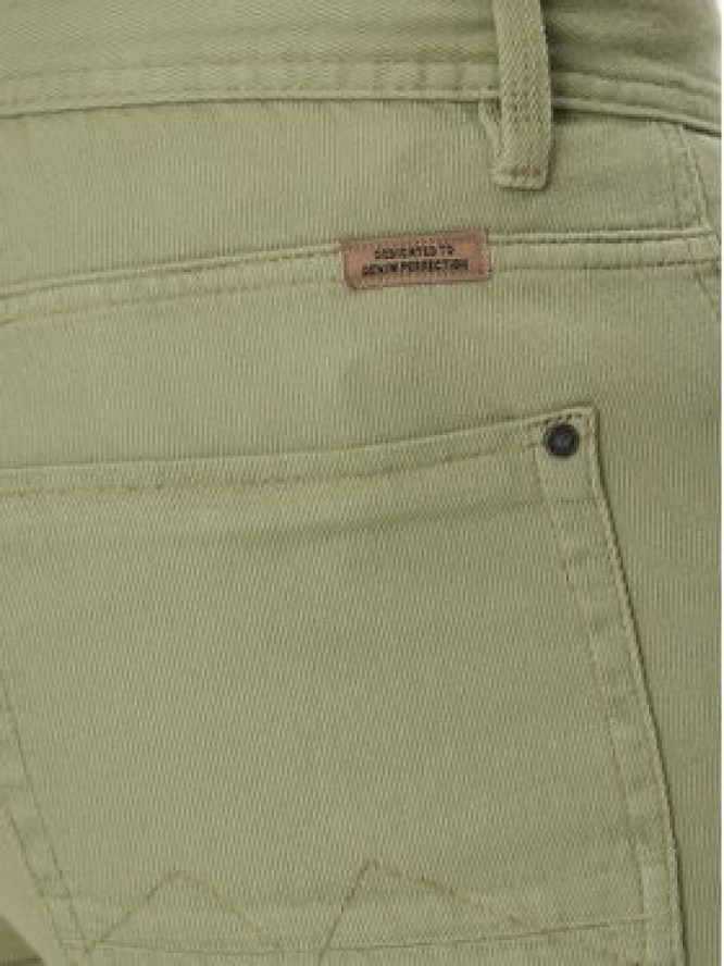 Blend Szorty jeansowe 20718128 Zielony Regular Fit