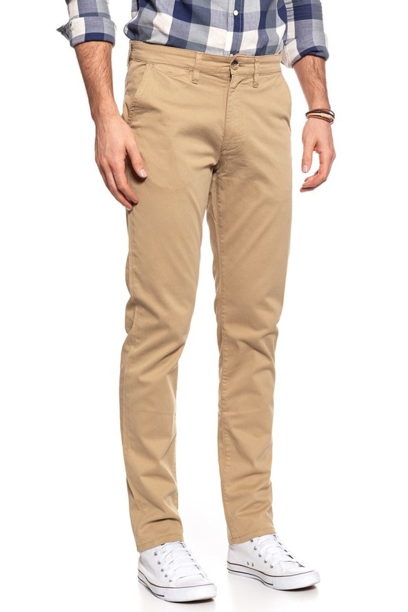 WRANGLER SPODNIE MĘSKIE CHINO GOLDEN SAND W16LRN223 112127318