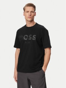 BOSS T-Shirt Ts Member Logo 50559854 Czarny Relaxed Fit
