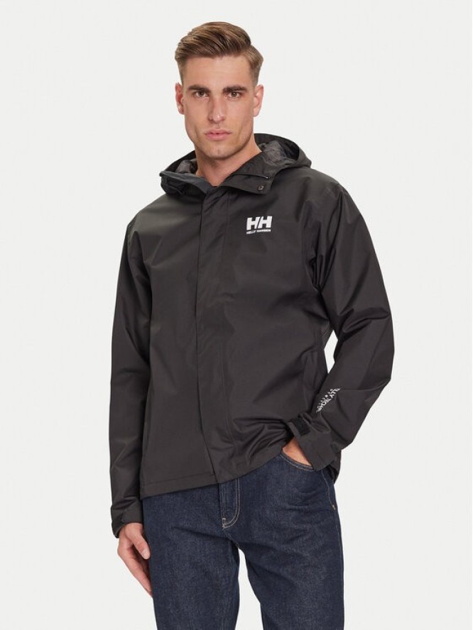 Helly Hansen Kurtka przeciwdeszczowa Seven 62047 Czarny Regular Fit