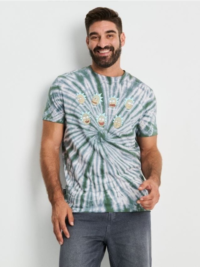 Koszulka z krótkim rękawem Rick & Morty - wielobarwny