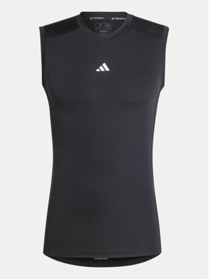 adidas Koszulka techniczna TECHFIT Compression Training JE6694 Czarny Slim Fit