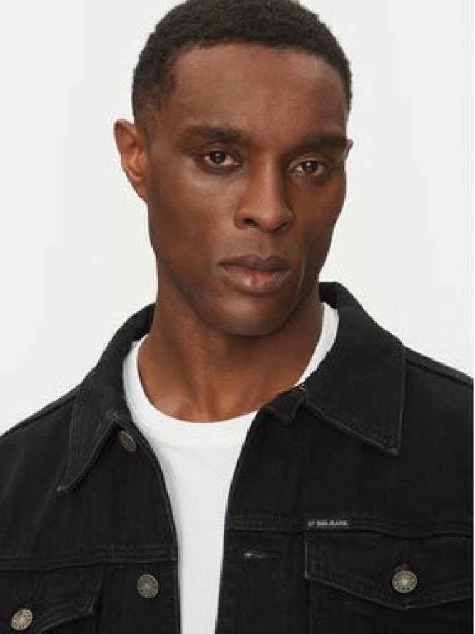 Guess Jeans Kurtka jeansowa M4BN38 D5EK2 Czarny Regular Fit