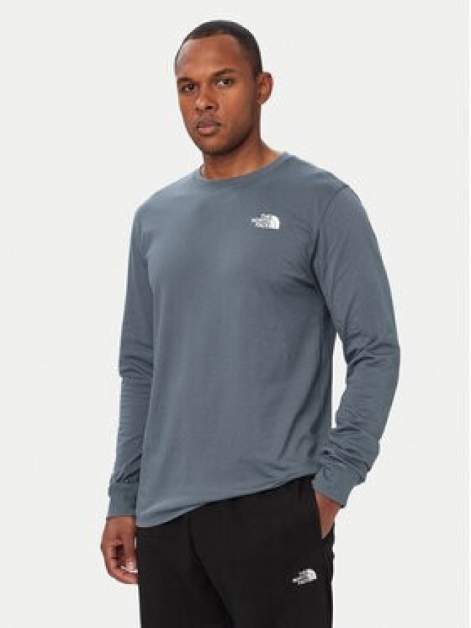The North Face Longsleeve Evolution Box Nse NF0A8B68 Szary Regular Fit