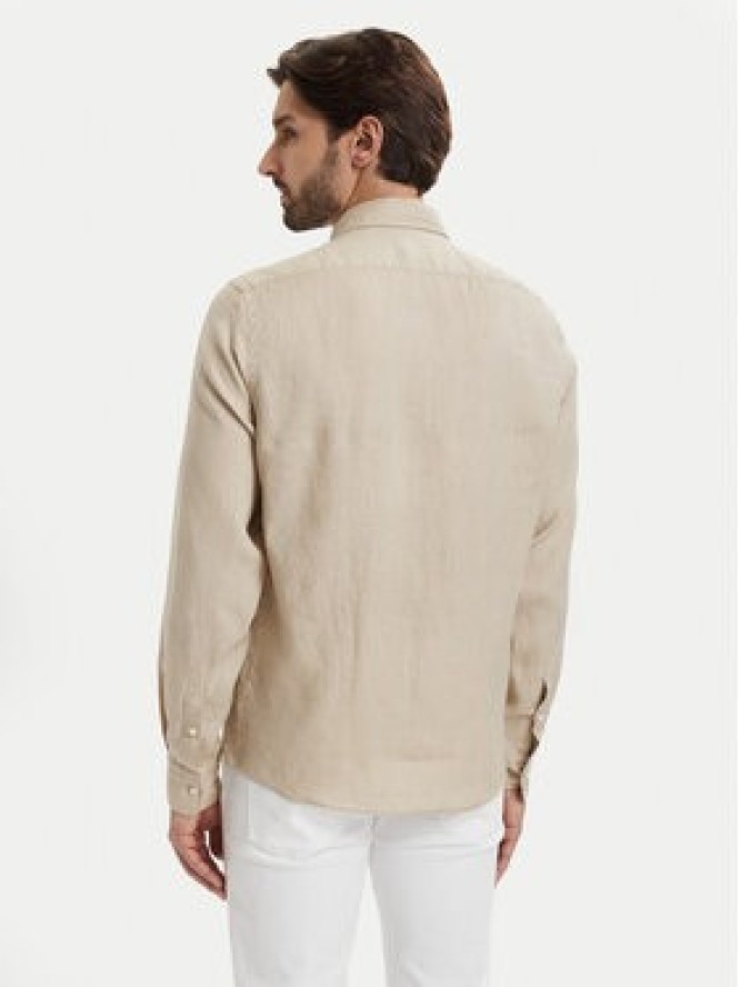 BOSS Koszula H-Liam 50556077 Beżowy Regular Fit