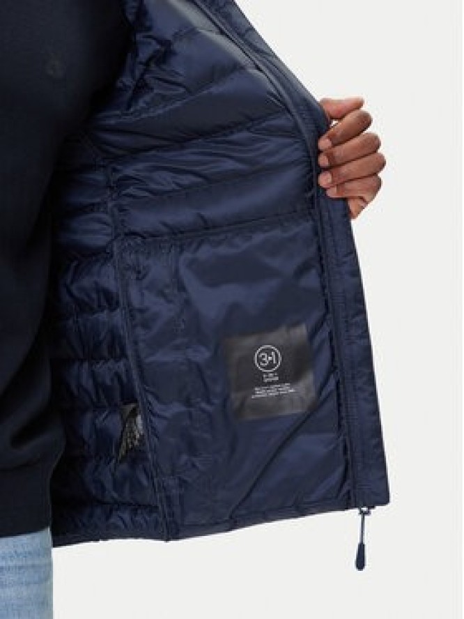 Jack Wolfskin Kurtka puchowa Pilvi Down 1207701 Granatowy Regular Fit