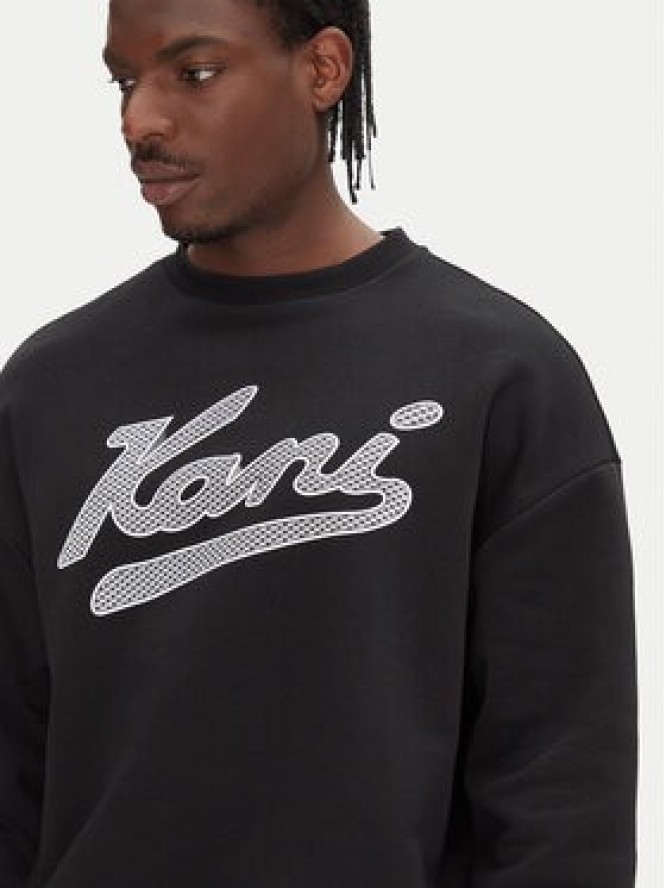 Karl Kani Bluza Varsity Palm PD00005661 Czarny Regular Fit