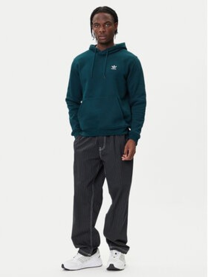 adidas Bluza Trefoil Essentials JZ3589 Zielony Regular Fit