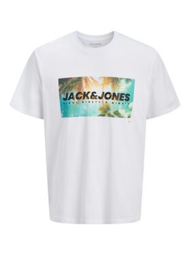 Jack & Jones T-Shirt Indiana Tee 12288112 Biały Regular Fit