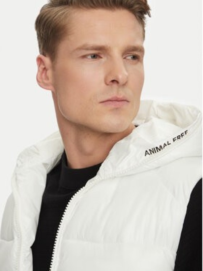 Save The Duck Kamizelka D80296M LUCK19 Biały Regular Fit