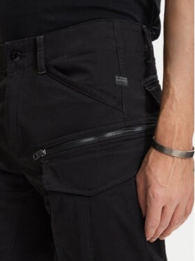G-Star Raw Szorty materiałowe Rovic Zip D26214-5126 Czarny Relaxed Fit
