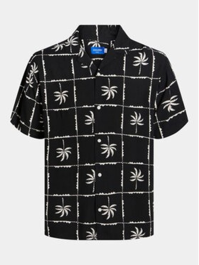 Jack & Jones Koszula Jorluke 12255727 Czarny Relaxed Fit
