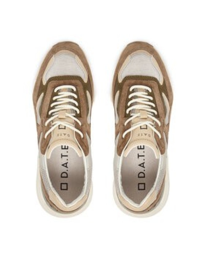 D.A.T.E. Sneakersy Fuga Mesh M431-FG-ME Beżowy