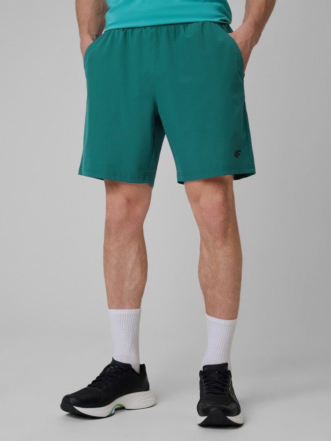 4F Spodenki treningowe szybkoschnące męskie - zielone XXL
