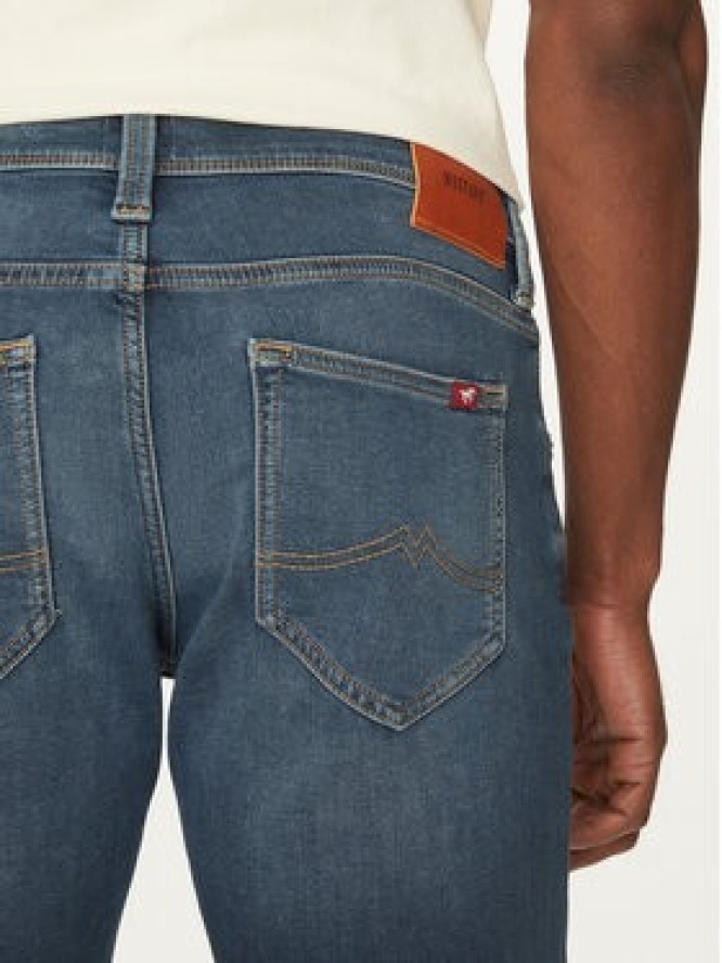 Mustang Szorty jeansowe Chicago 1007754 Niebieski Slim Fit