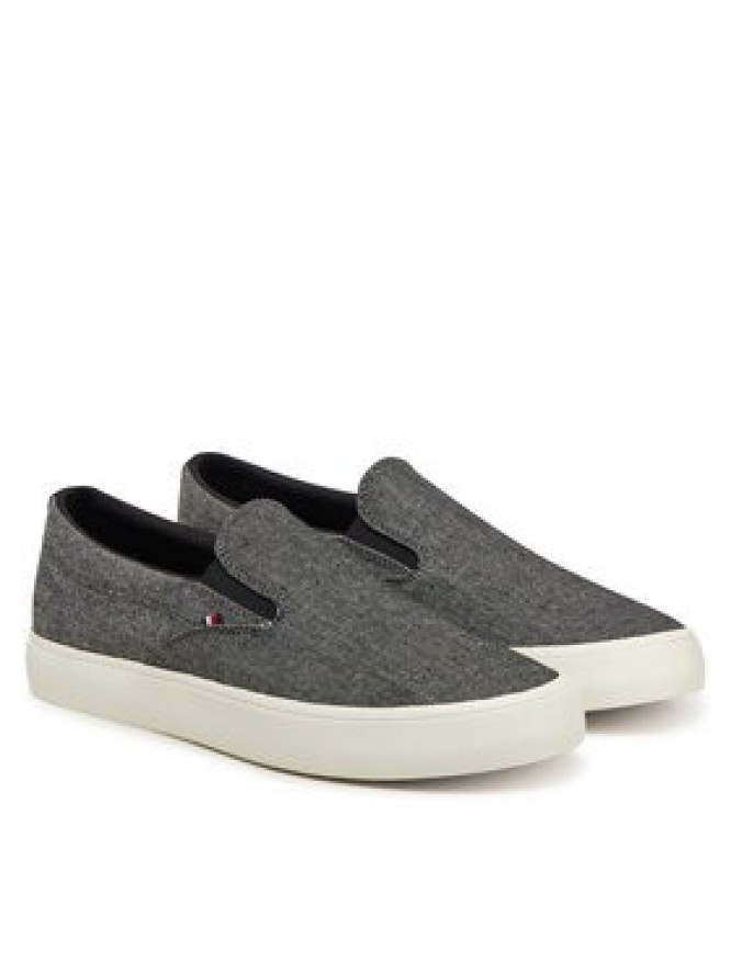 Tommy Hilfiger Tenisówki Th Hi Vulc Low Slip On Ch FM0FM05390 Szary