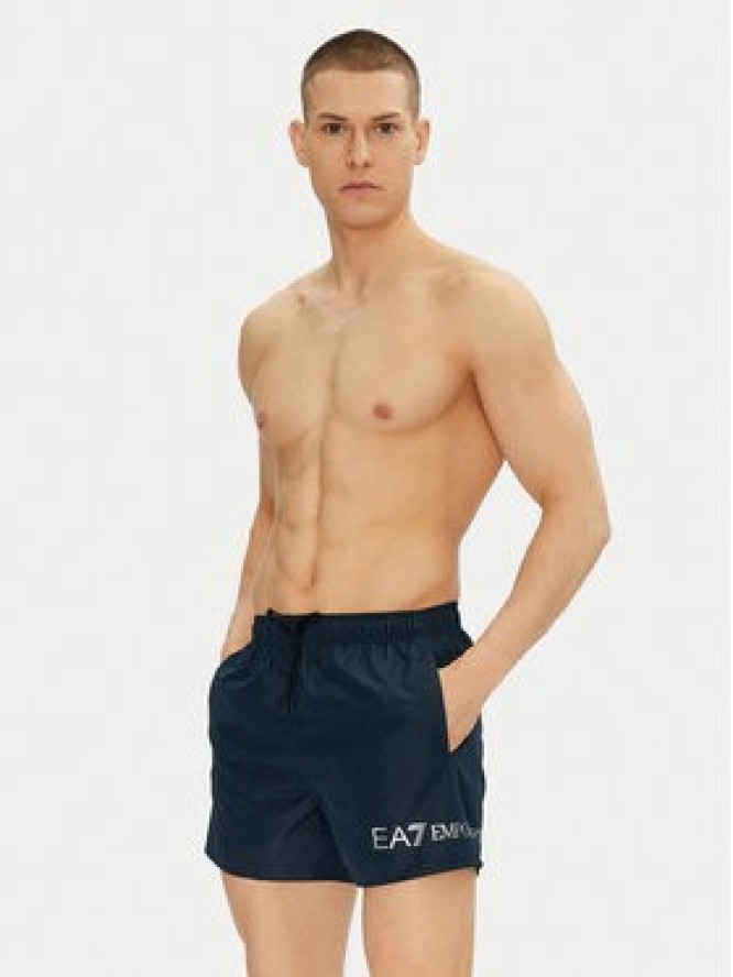 EA7 Emporio Armani Szorty kąpielowe 7M000519 AF13049 MB010 Granatowy Regular Fit