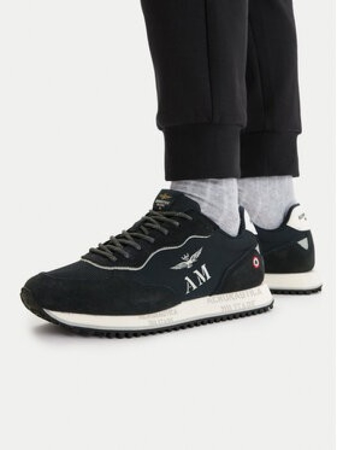 Aeronautica Militare Sneakersy 261SC0320UPL00313 Granatowy