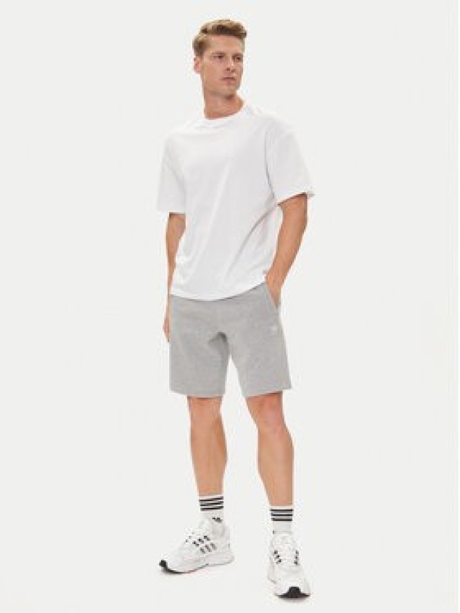 adidas Szorty sportowe Trefoil Essentials JY6266 Szary Regular Fit