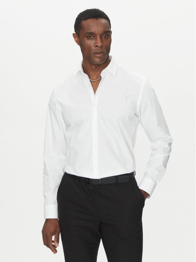 HUGO Koszula Koey 50539766 Biały Slim Fit