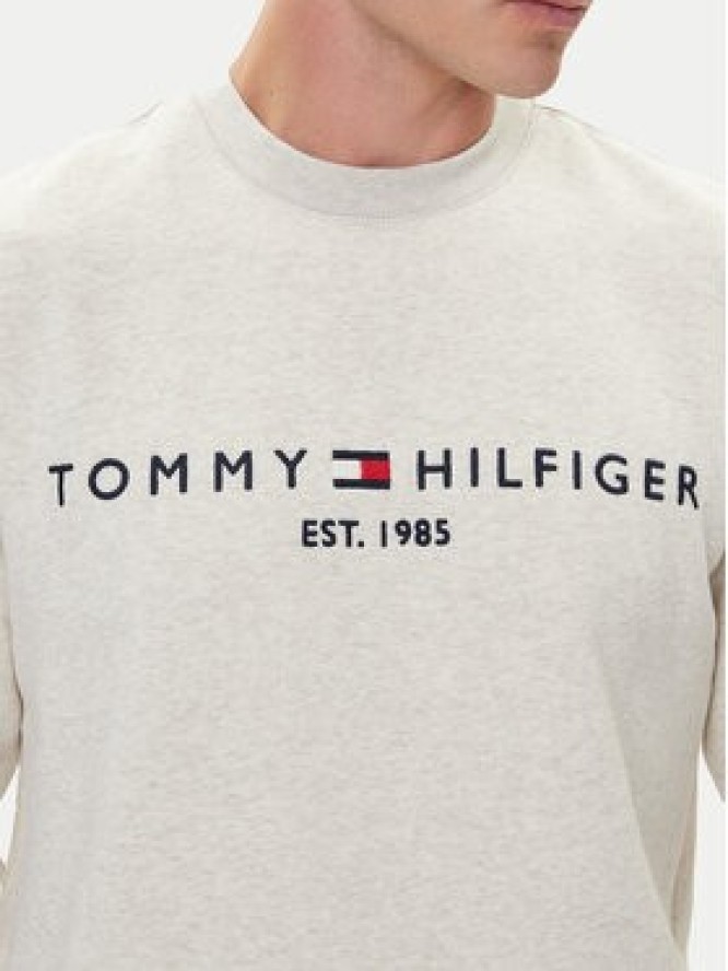Tommy Hilfiger Bluza Logo MW0MW11596 Beżowy Regular Fit
