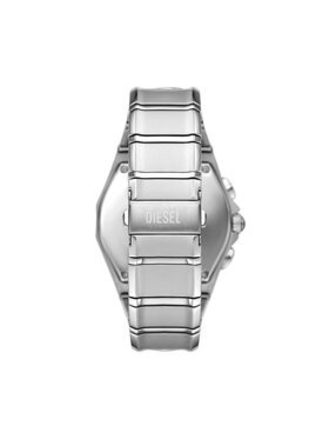 Diesel Zegarek D-Curve Chronograph DZ4694 Srebrny