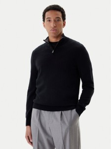 BOSS Sweter H-Hemarlo 50549984 Czarny Regular Fit