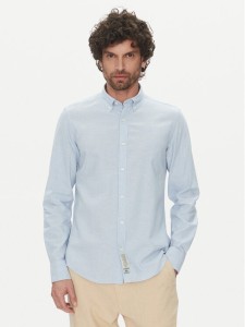 La Martina Koszula Alvin MAC006 TL141 Błękitny Regular Fit