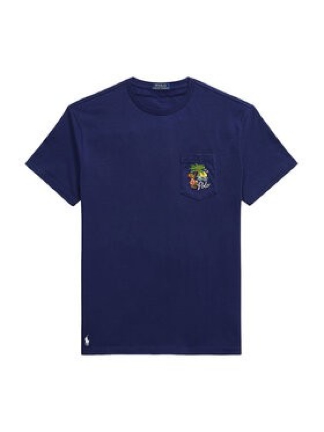 Polo Ralph Lauren T-Shirt 710B14586001 Granatowy Classic Fit