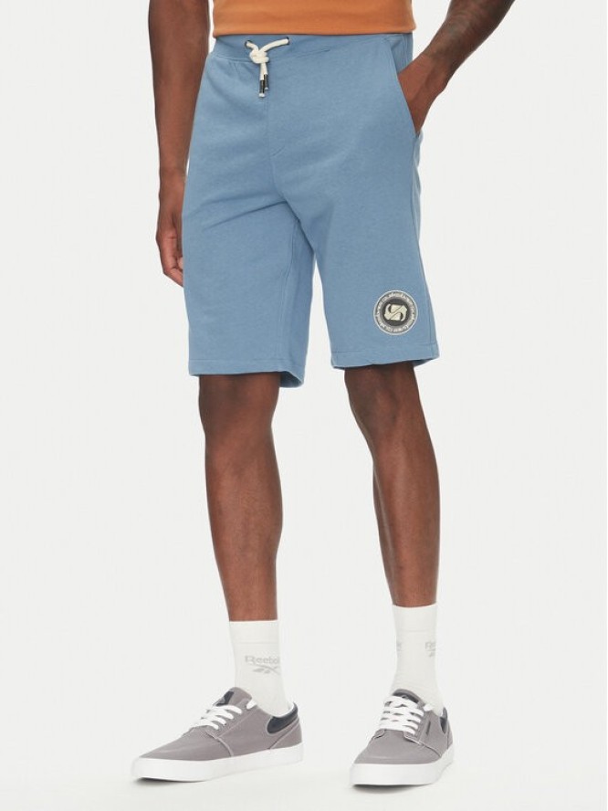 Quiksilver Szorty sportowe Circle Back EQYFB03395 Niebieski Regular Fit