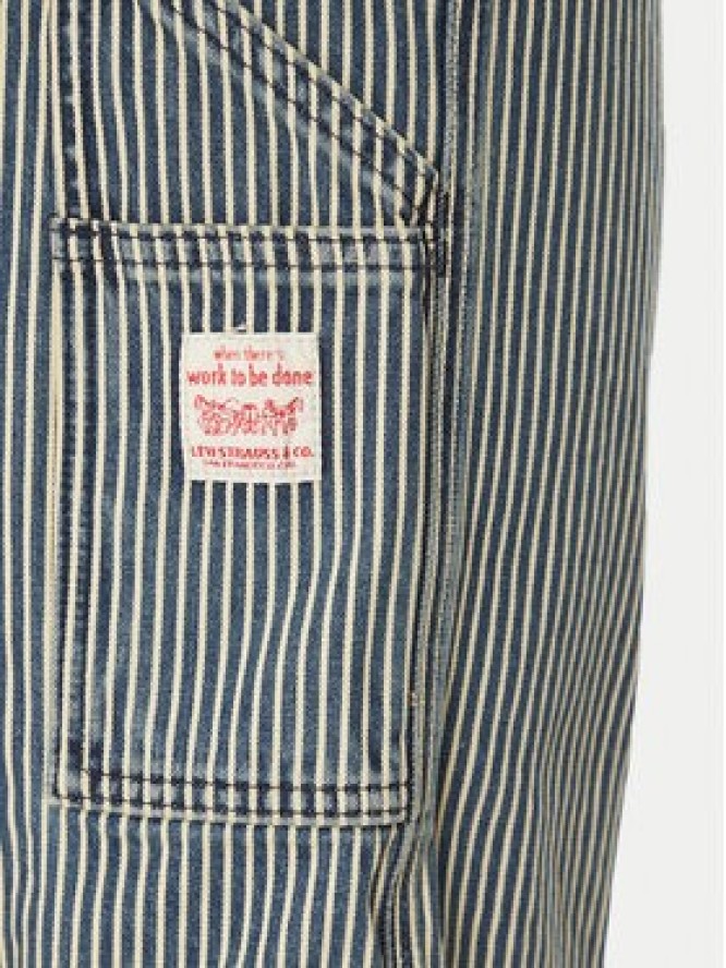 Levi's® Szorty jeansowe 568™ 001K8-0002 Czarny Loose Fit