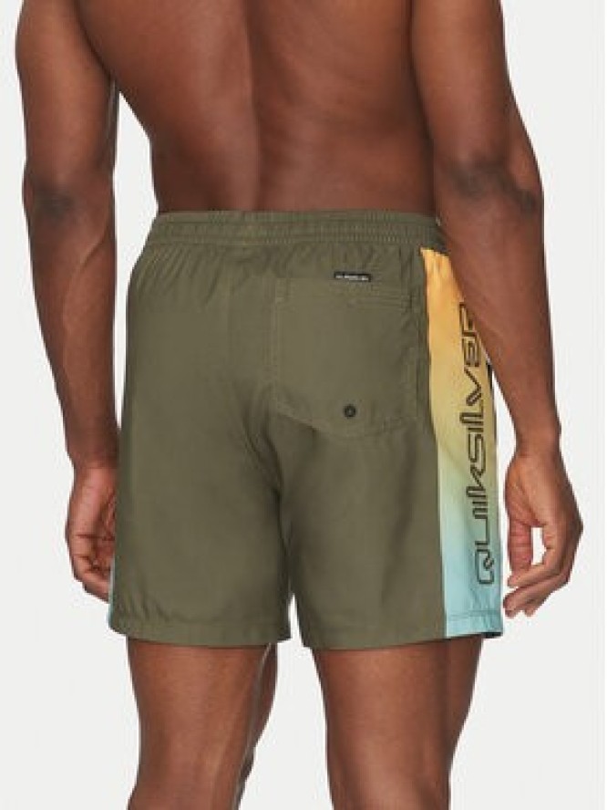 Quiksilver Szorty materiałowe EQYJV04136 Zielony Regular Fit