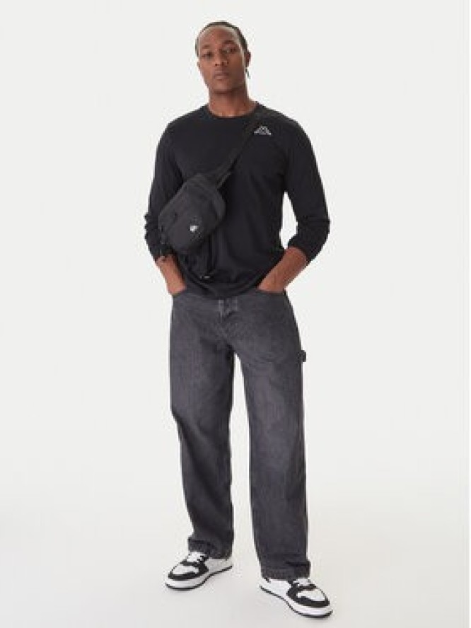 Kappa Komplet longsleeve Logo Saro 37216LW Czarny Regular Fit