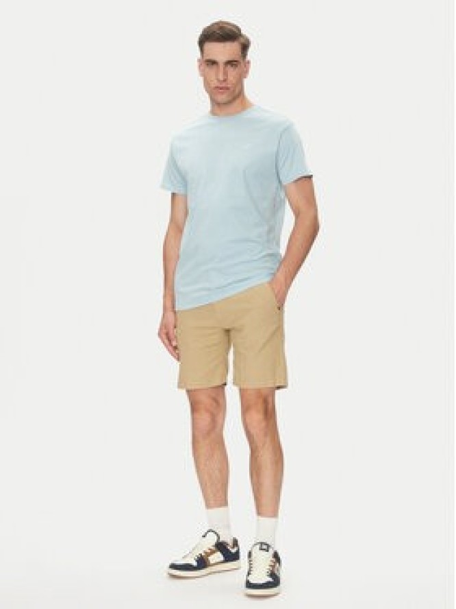 INDICODE Szorty materiałowe Inerwilo 70-815 Beżowy Slim Fit