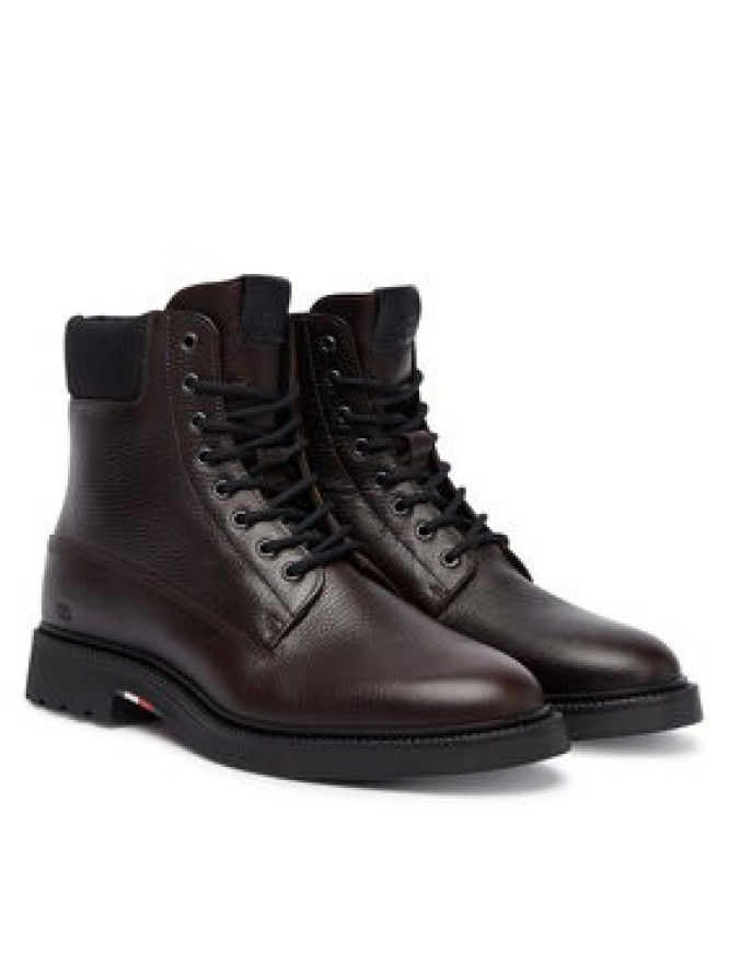 Tommy Hilfiger Kozaki Comfort Lwt Wrm Mx FM0FM05595 Brązowy