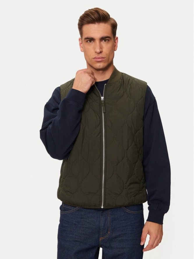 Jack & Jones Kamizelka Koda 12258386 Zielony Regular Fit
