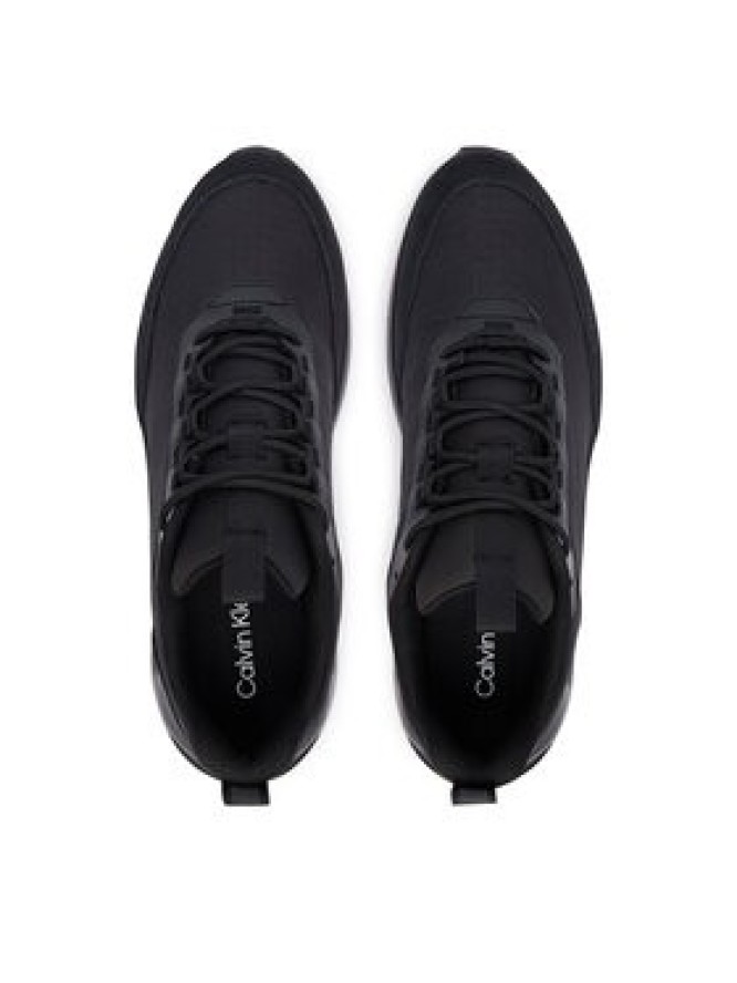 Calvin Klein Sneakersy Light Eva Runn Laceup Aop HM0HM02343 Czarny